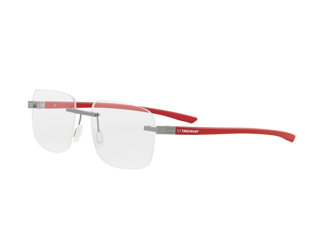 Tag Heuer Red Th50031u Rimless Rectangular Eyeglasses