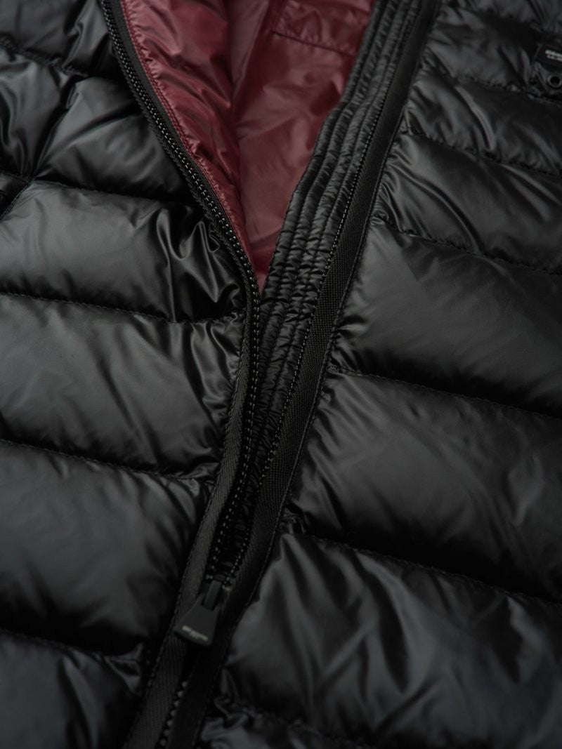 Blauer Long Water-Repellent Quilted Down Jacket