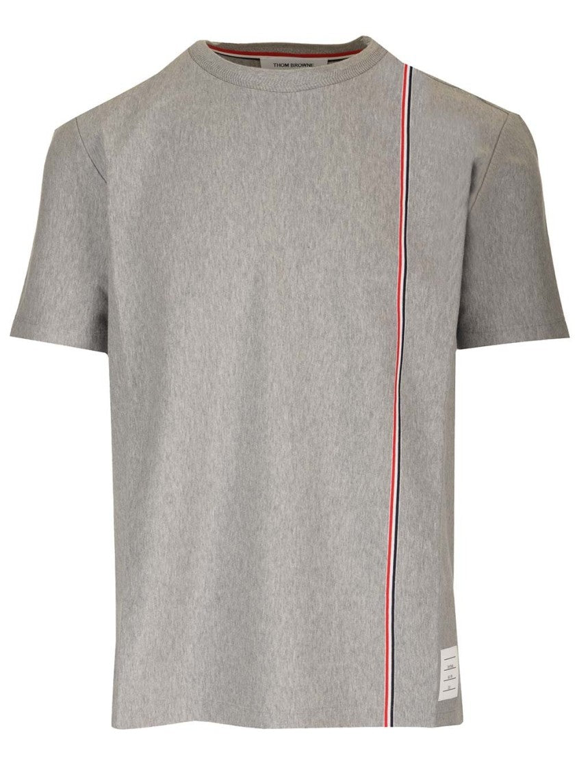 Thom Browne Grey Crew Neck T-Shirt