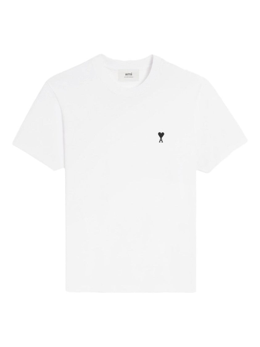Ami Paris Classic White Crew Neck T-Shirt