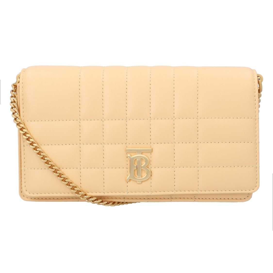 Burberry Peach Leather Small Lola Crossbody Bag