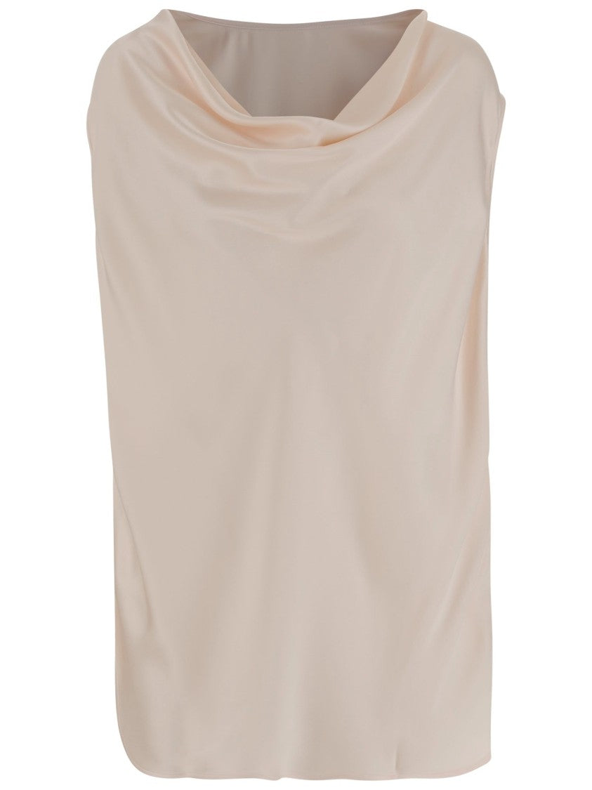 Sa Su Phi Silk And Viscose Draped Top