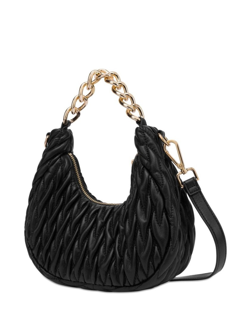 Love Moschino Quilted Shoulder Bag With Gold-Tone Chain Handle