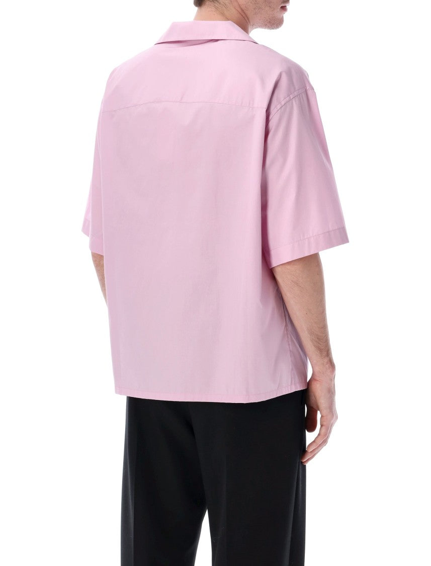 Marni Rose Boxy Bowling Shirt
