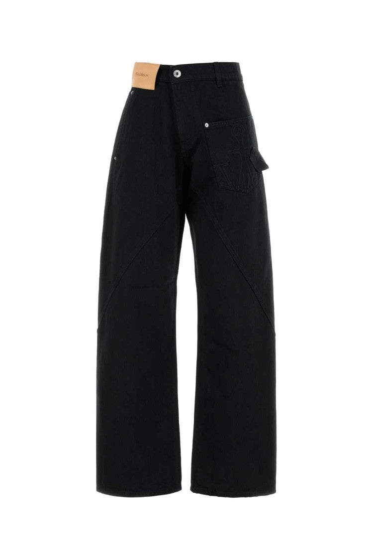 J. W. Anderson Black Denim Wide-Leg Jeans