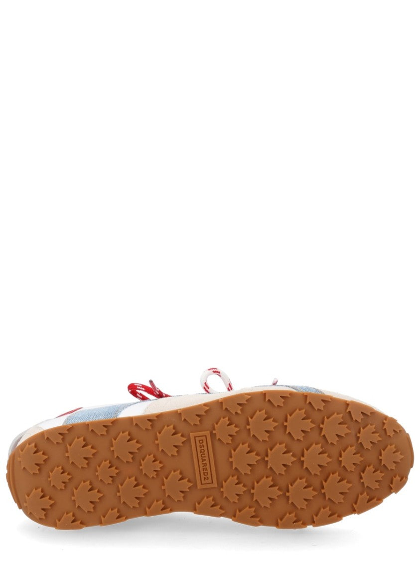 Dsquared2 Beige Dc-642 Maple Leaf Sneakers