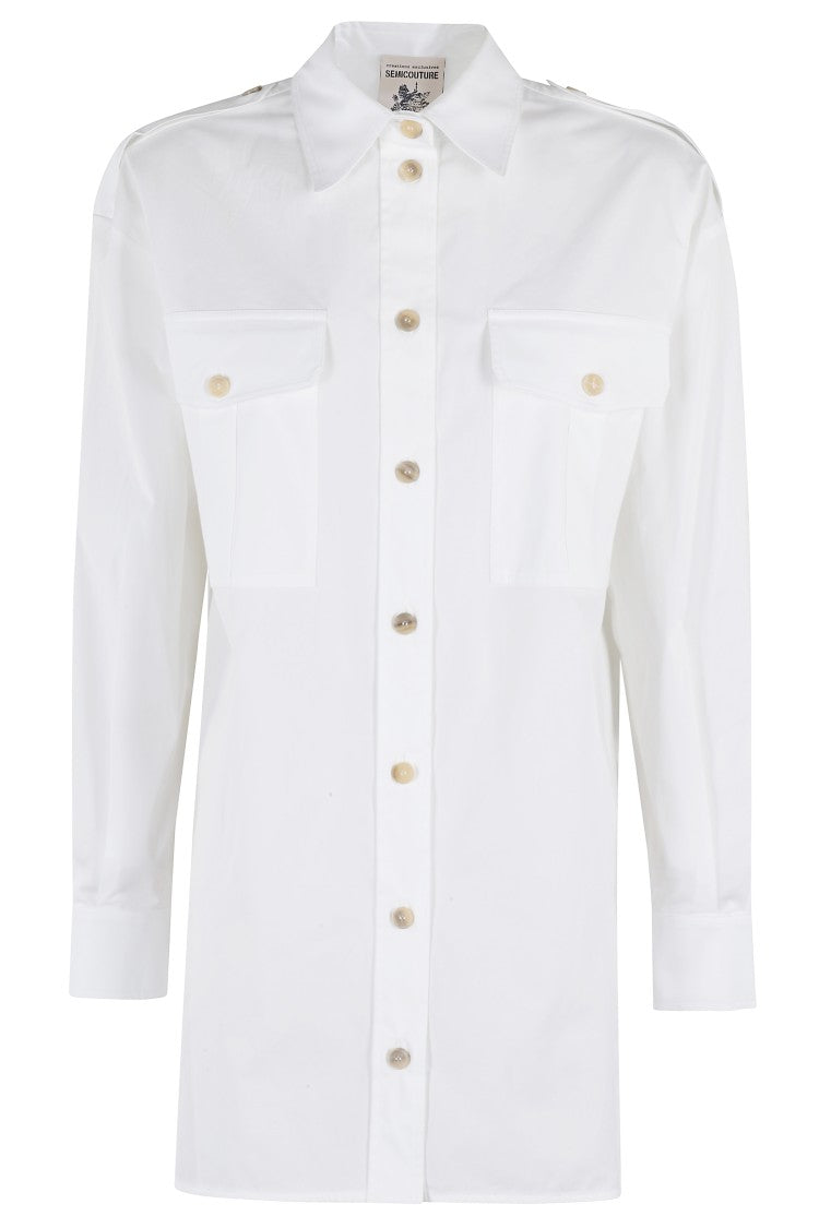 Semi Couture Diane Pointed Collar White Shirt
