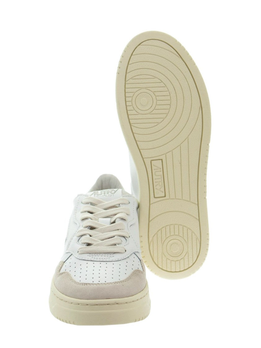 Autry Medalist Low - Leather And Suede Sneakers