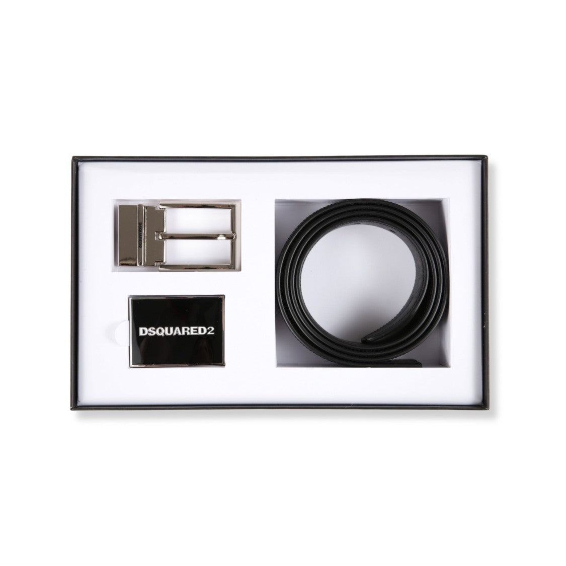 Dsquared2 4-In-1 Black Belt Gift Set