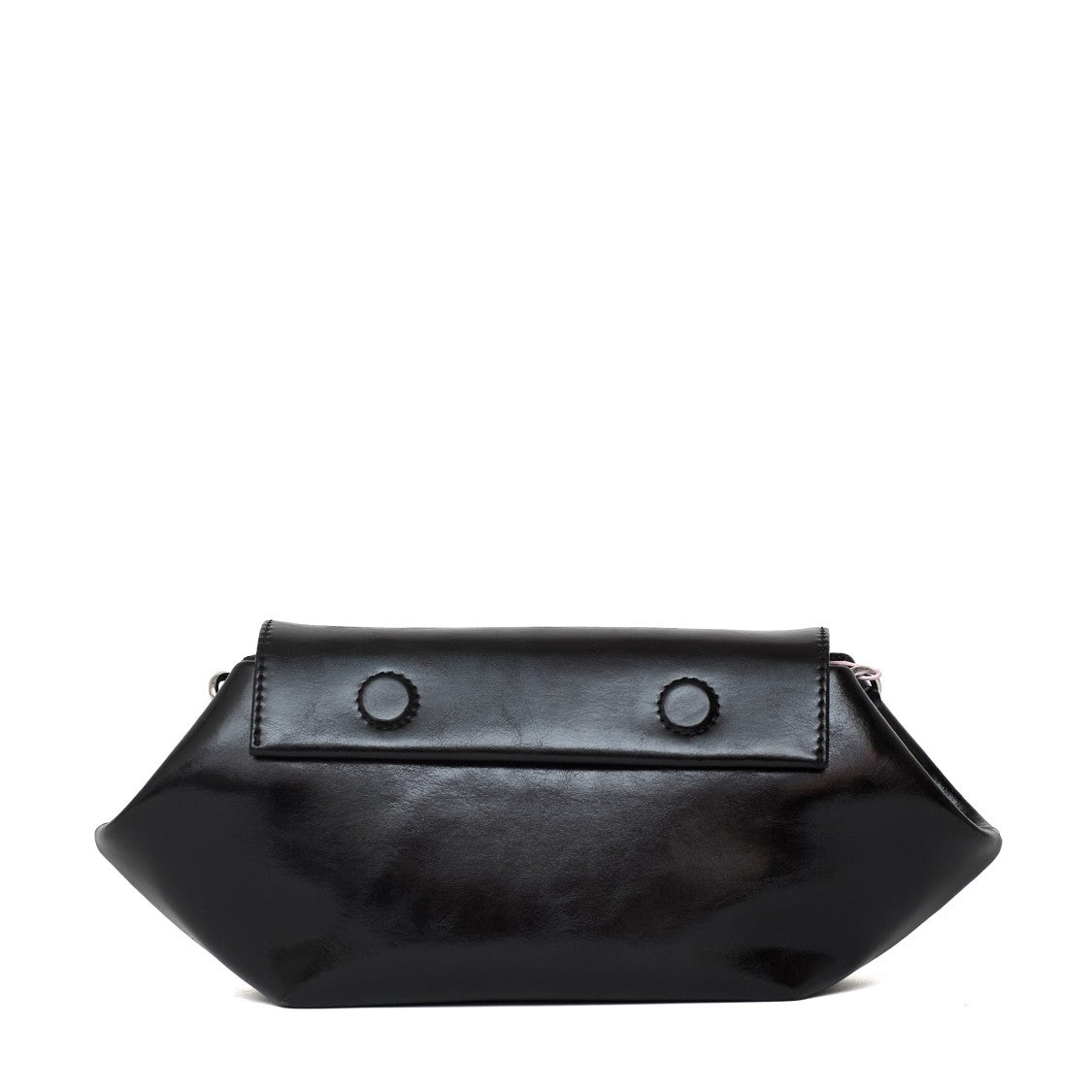 Ganni East/West Deep Shine Magnetic Shoulder Bag