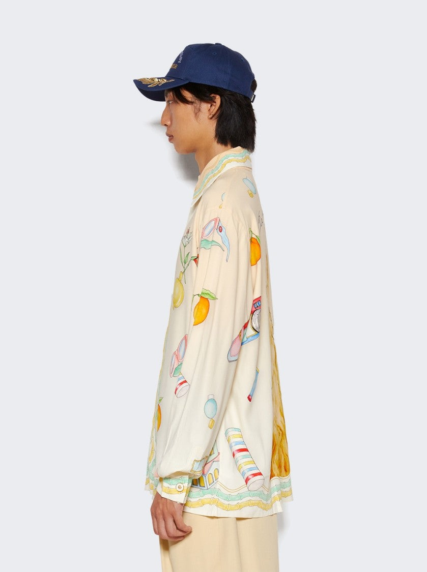 Casablanca Objets En Vrac Cuban Collar  Shirt