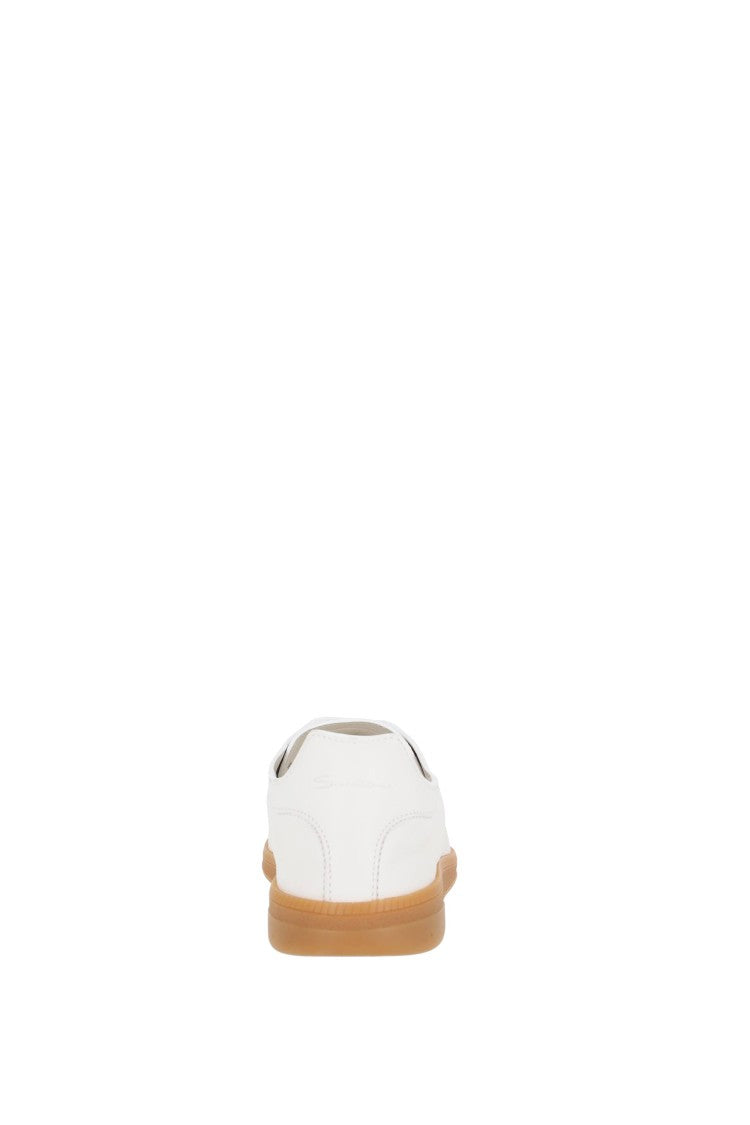 Santoni Oly-Cube Soft Leather Tennis Sneakers