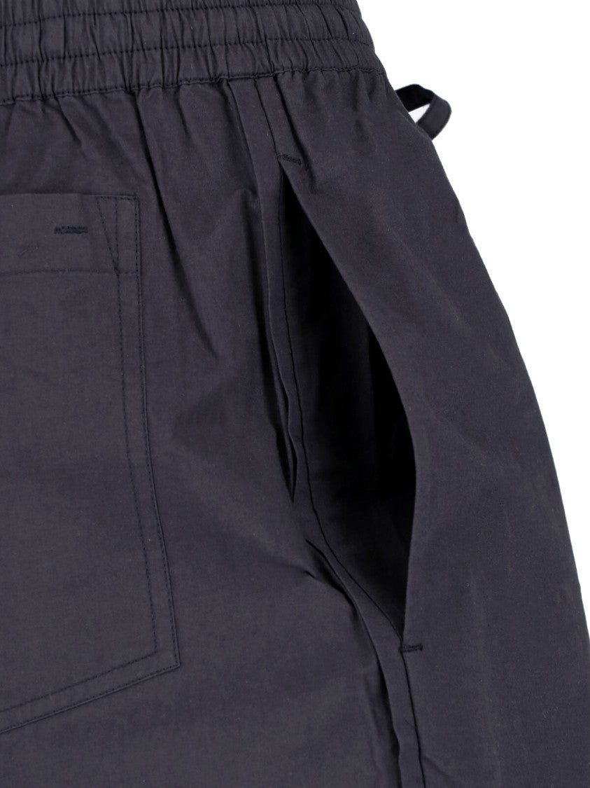 Matteau Relaxed Fit Black Shorts With Minimalist Design