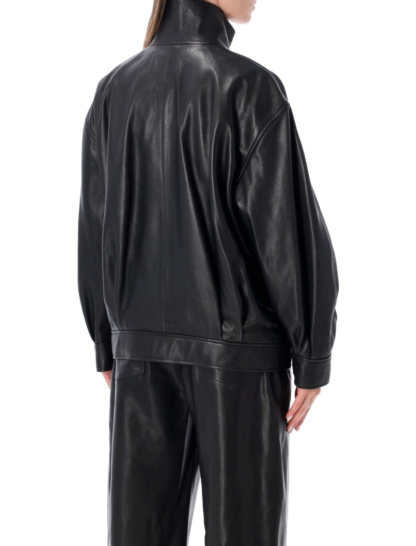 Arma Paula Oversized Lambskin Leather Jacket