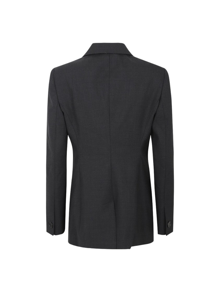 Gucci Double-Breasted Plain Wool Jacket