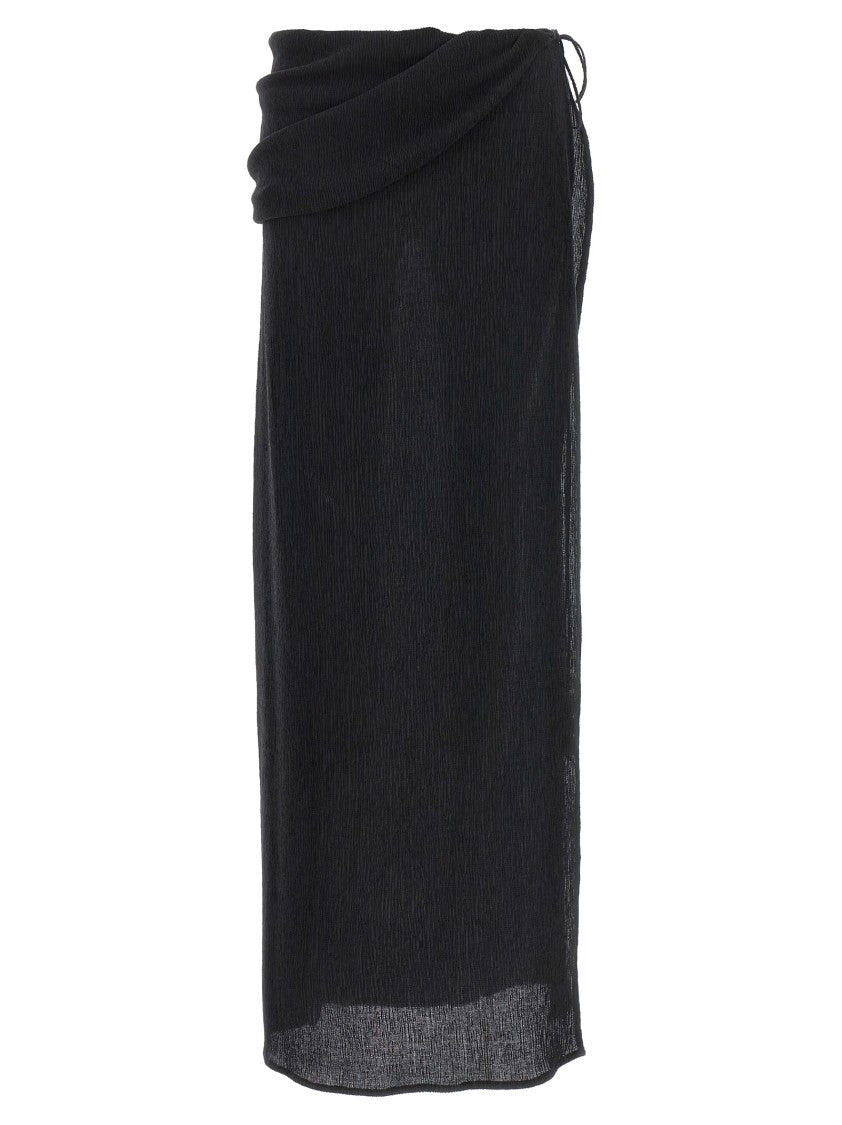 Magda Butrym 03' Long Skirt With Maxi Side Split