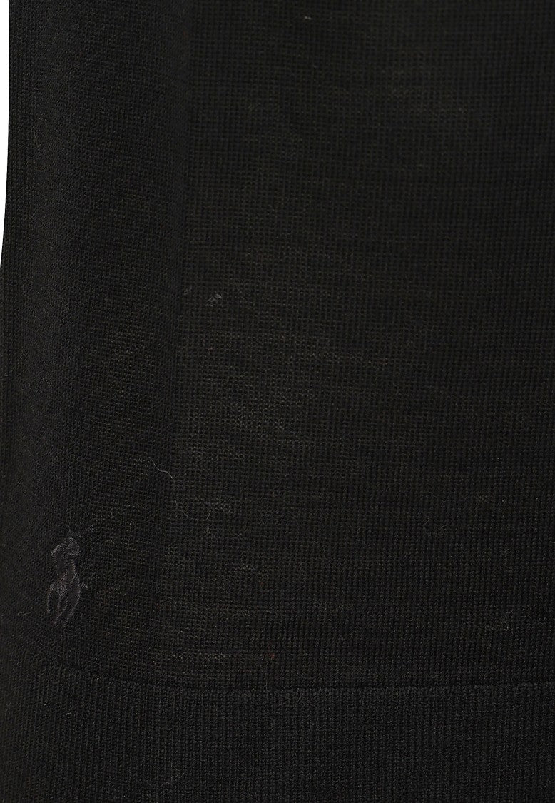 Polo Ralph Lauren Sleeveless Turtleneck Pullover Sweater With Fine-Knit Texture