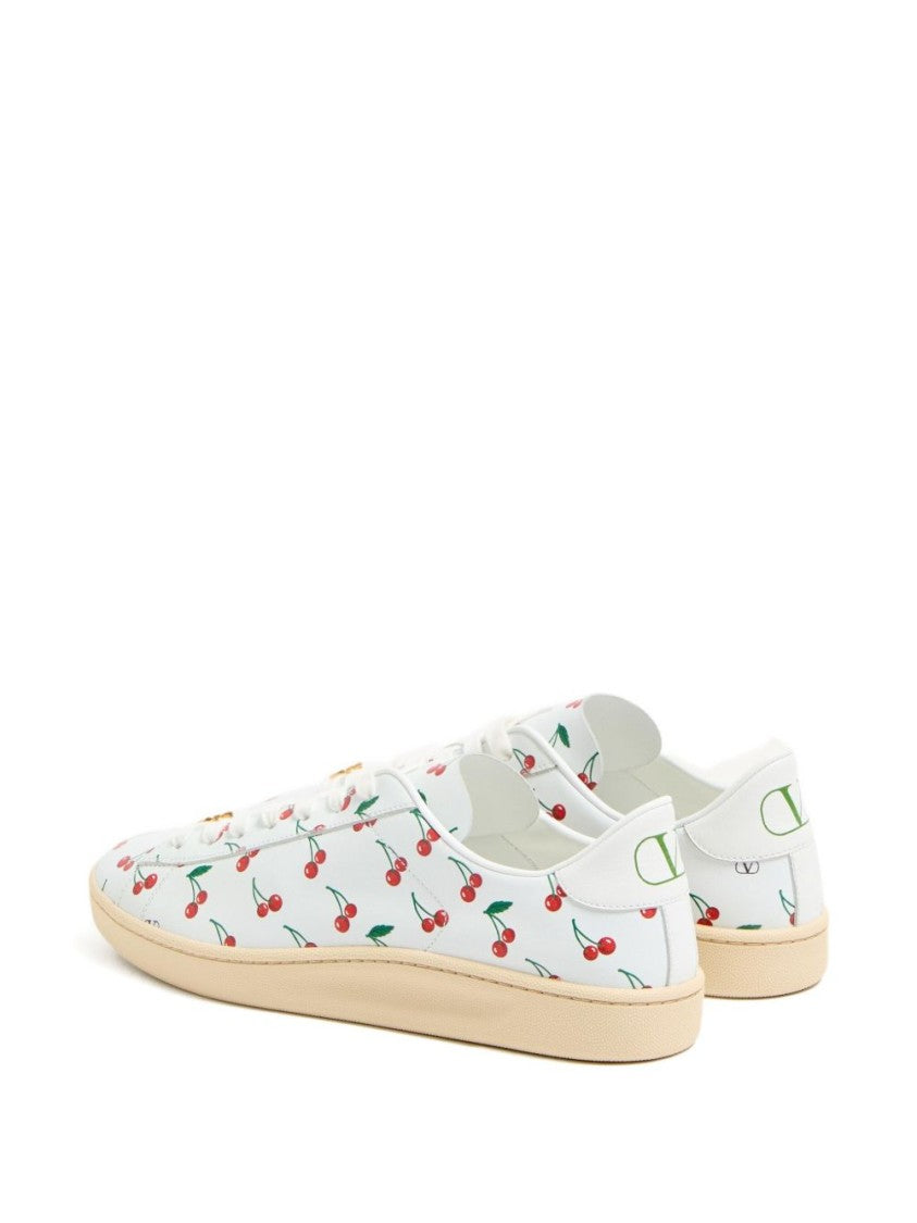 Valentino Garavani Royco Sneaker Calfskin With Cherryfic Pattern