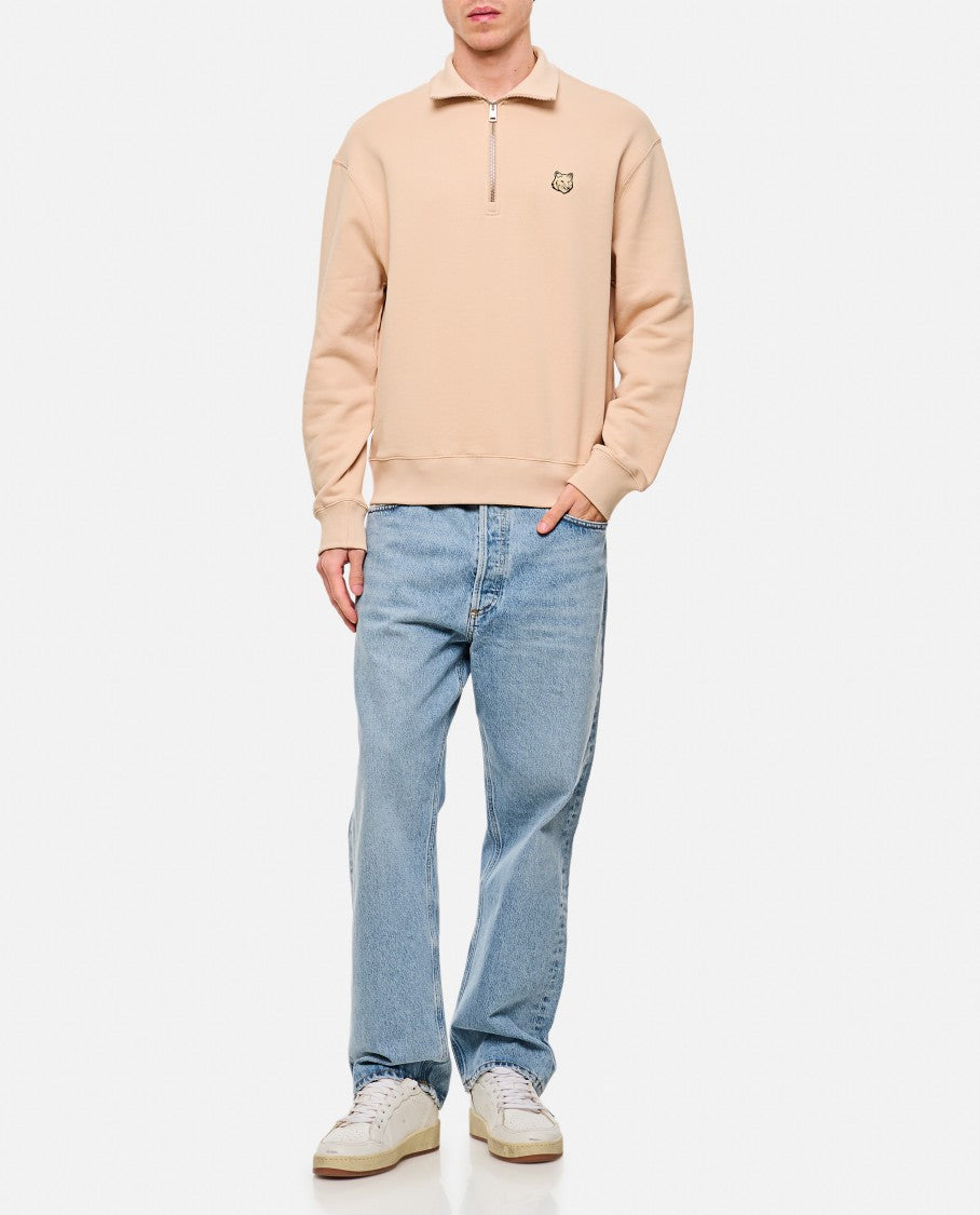 Maison Kitsuné Sweatshirt With Metal Zip