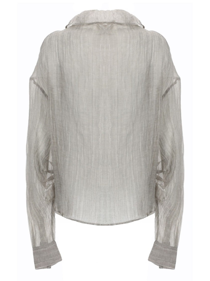 The Garment Delphia Semi-Sheer Relaxed Blouse
