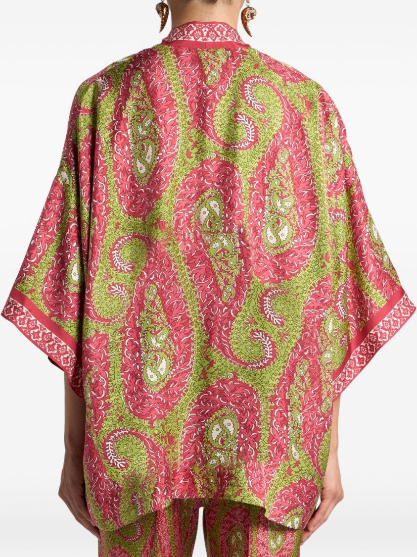 Etro Kimono Sleeve Silk Jacket