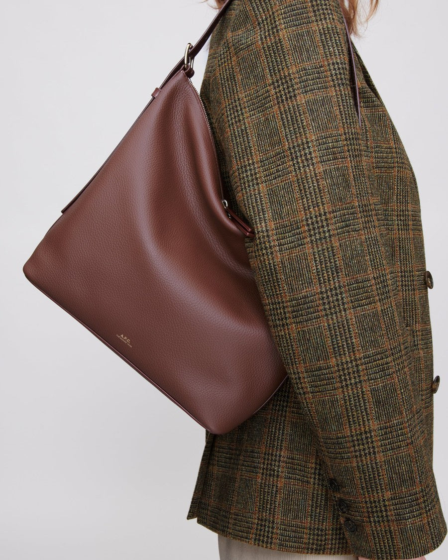 A.P.C. Vera Hazelnut Shoulder Bag