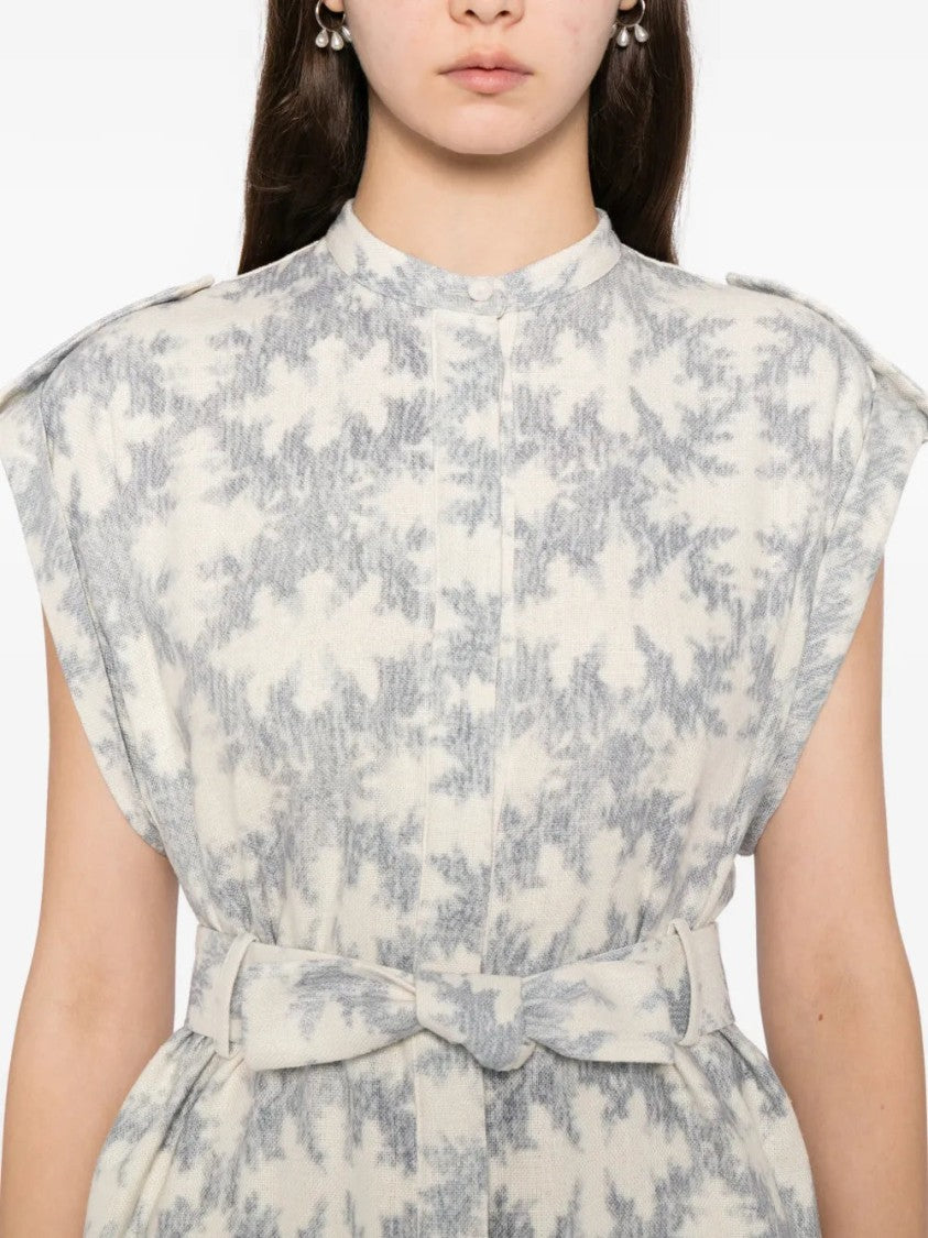 Saiid Kobeisy Printed Midi Dress