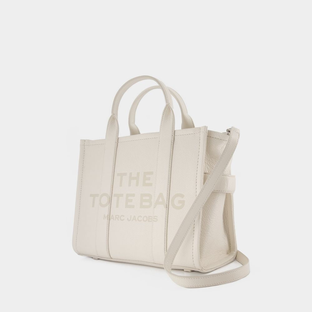 Marc Jacobs The Medium Tote Bag - Leather - Silver