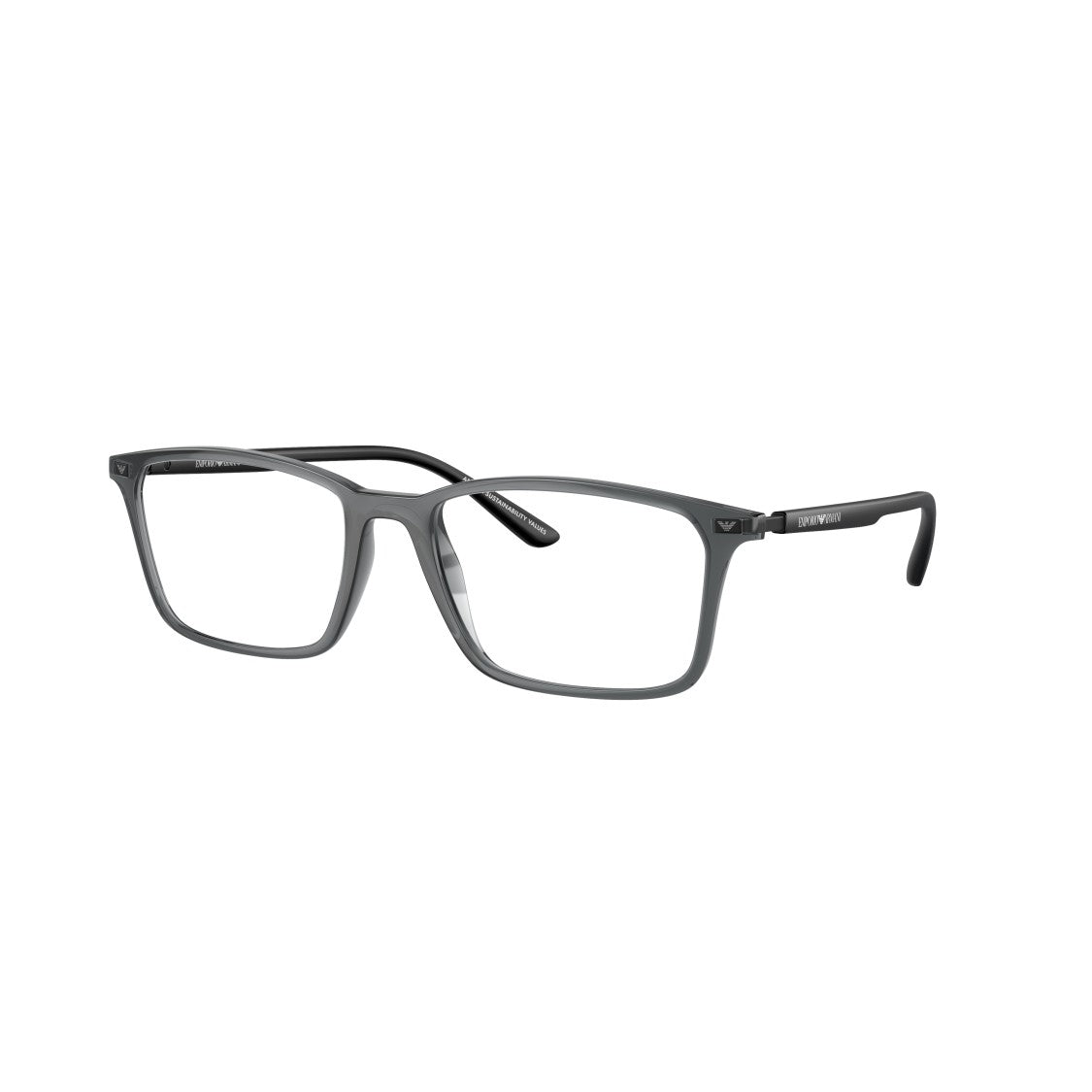 Emporio Armani 0Ea3237 Rectangular Frame Sunglasses With Matte Finish