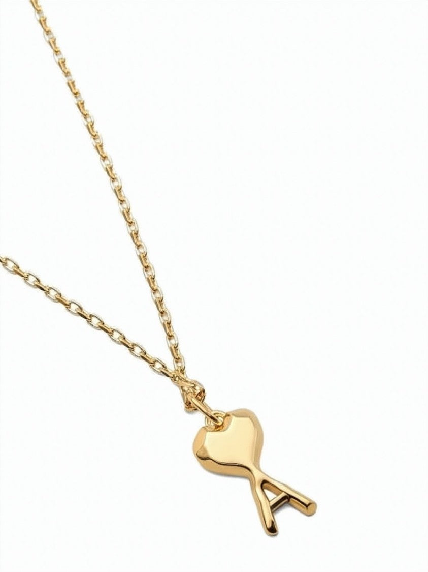 Ami Paris Gold Heart Pendant Necklace