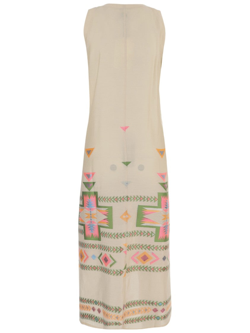 Nema Maxi Dress With Geometric Pattern
