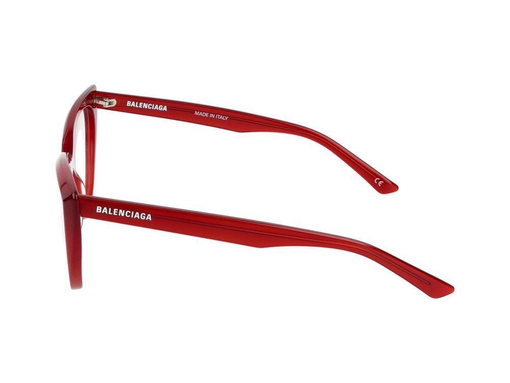 Balenciaga Eyeglasses Bb0218o 004 Red Red Transparent 53/17/140