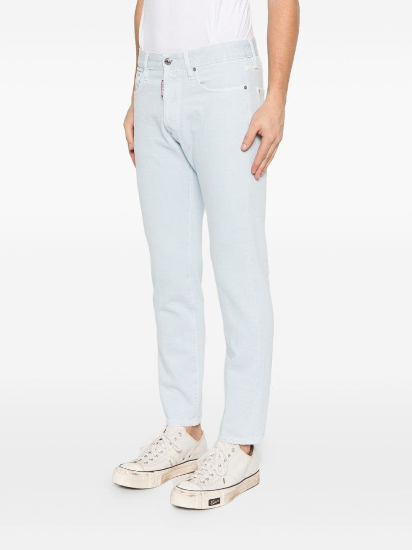 Dsquared2 Classic Straight Leg Five Pocket Jeans
