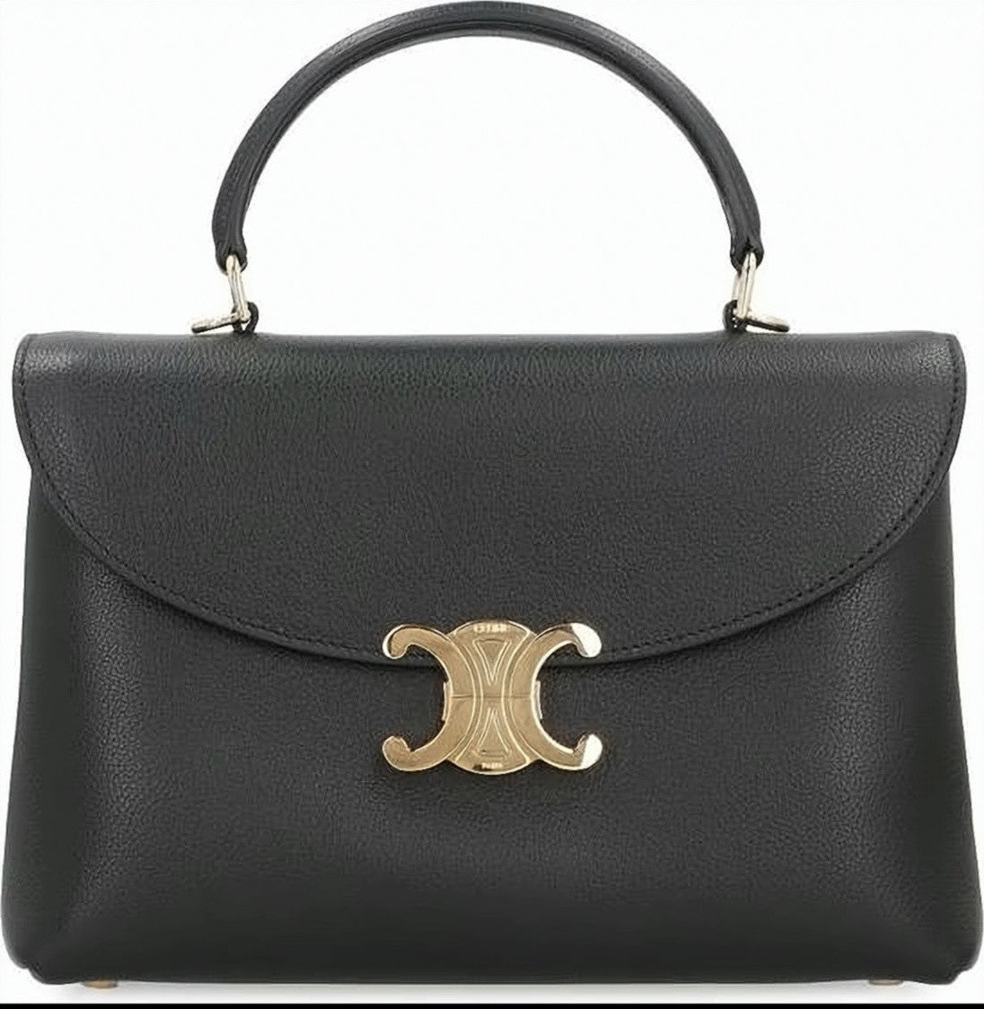 Celine Medium Nino Bag In Supple Calfskin With Gold Hardware