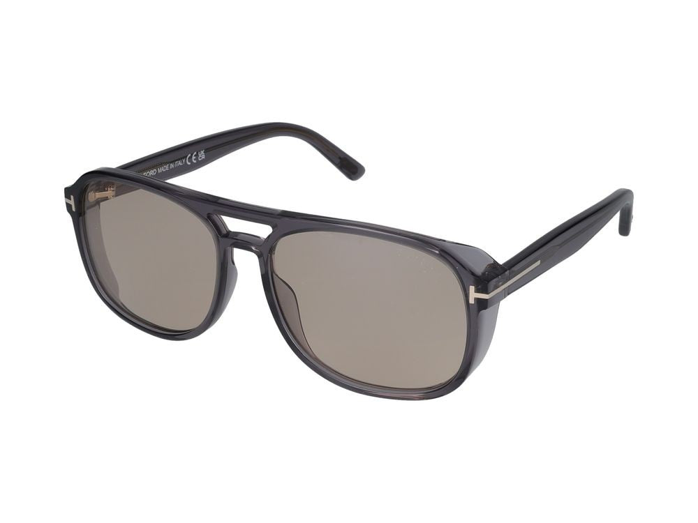 Tom Ford Oversized Square Frame Sunglasses With Double-Bar Bridge