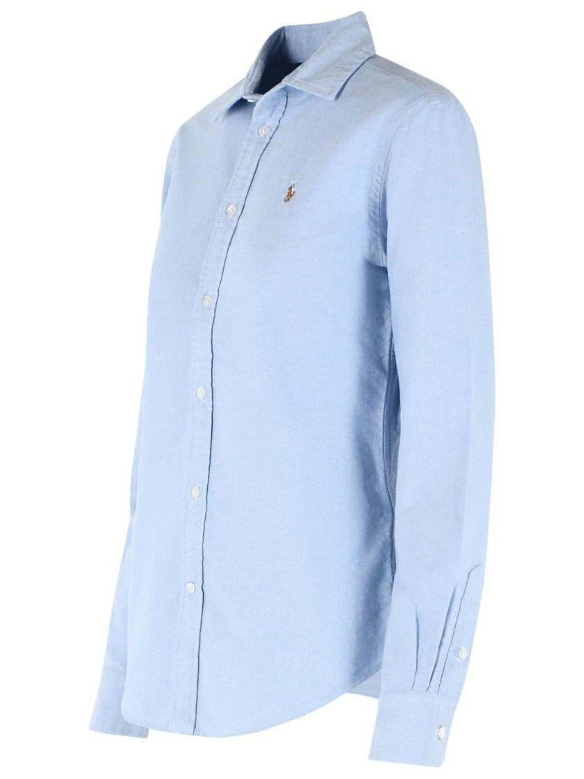 Polo Ralph Lauren Light Blue Cotton Shirt
