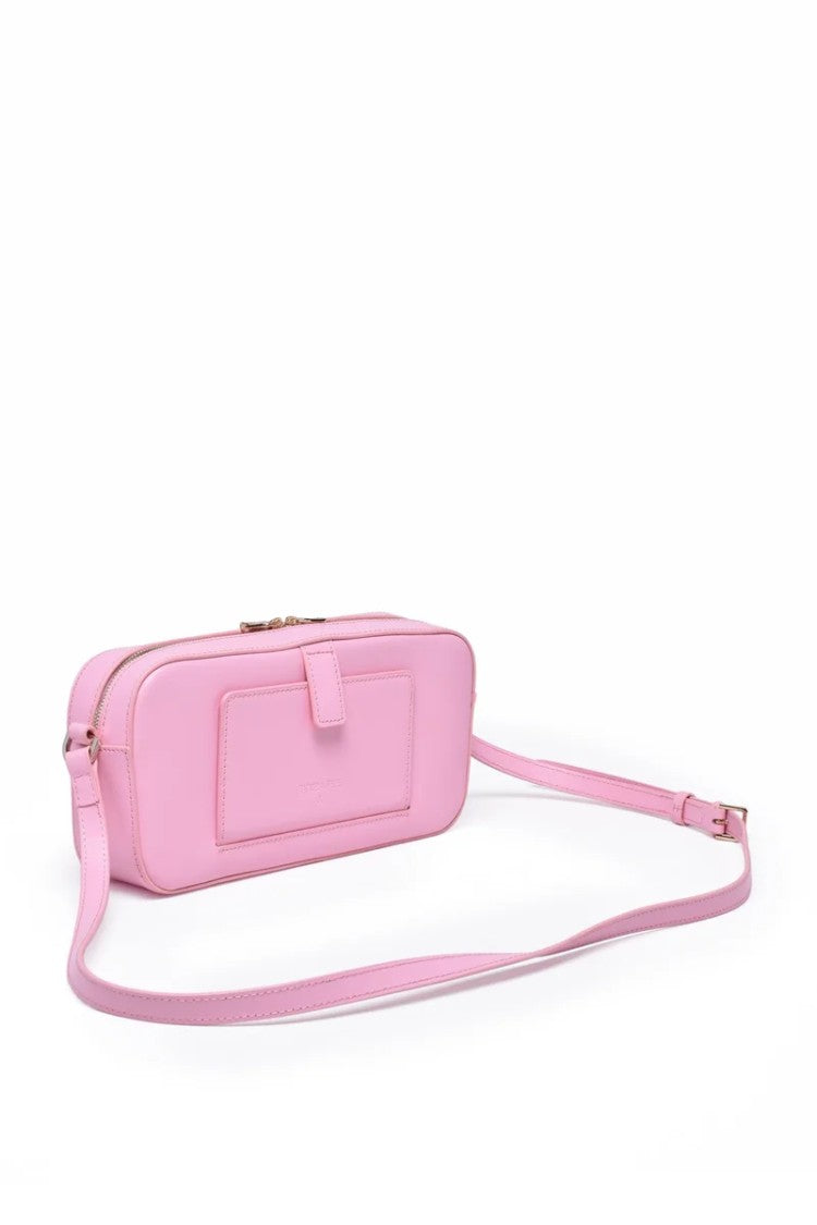 Patrizia Pepe Shoulder Bag Leather - Pink