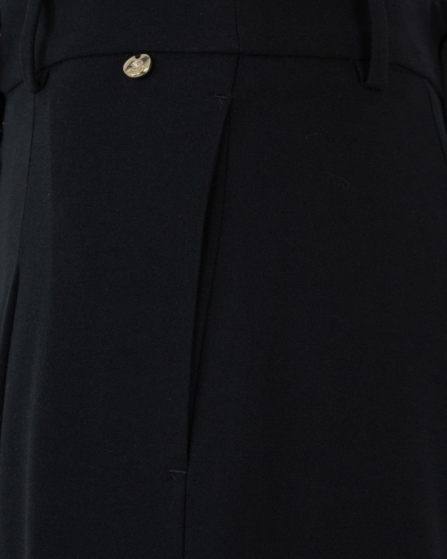 Liu Jo Wide-Leg Trousers – Black