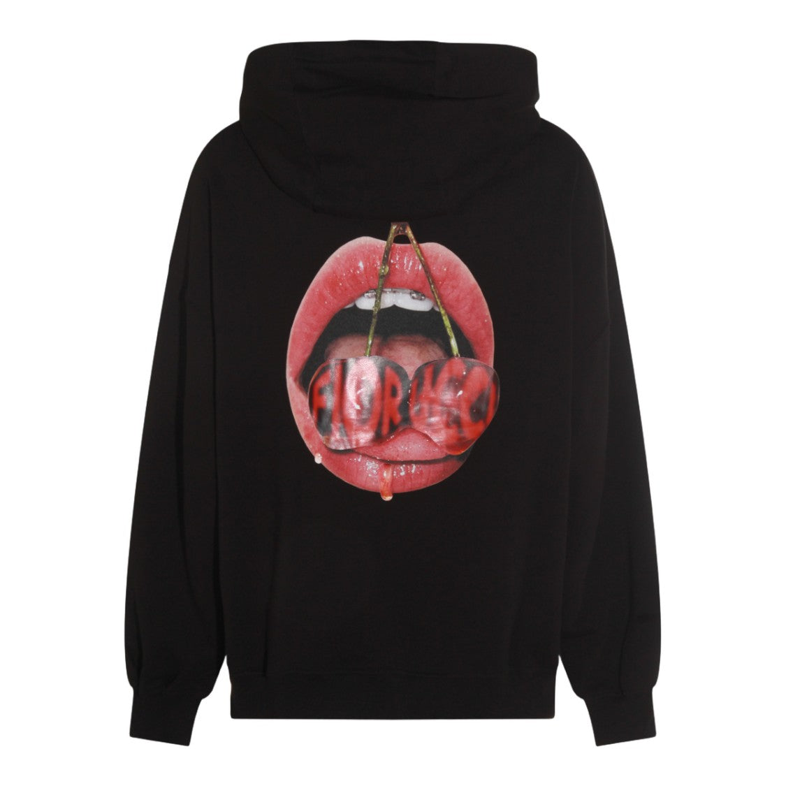 Fiorucci Black Hoodie With Kangaroo Pocket