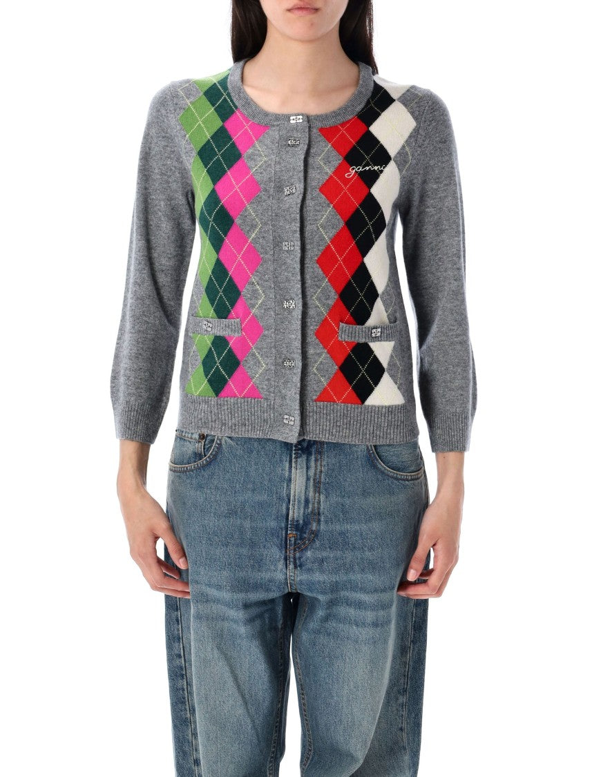 Ganni Argyle Cardigan