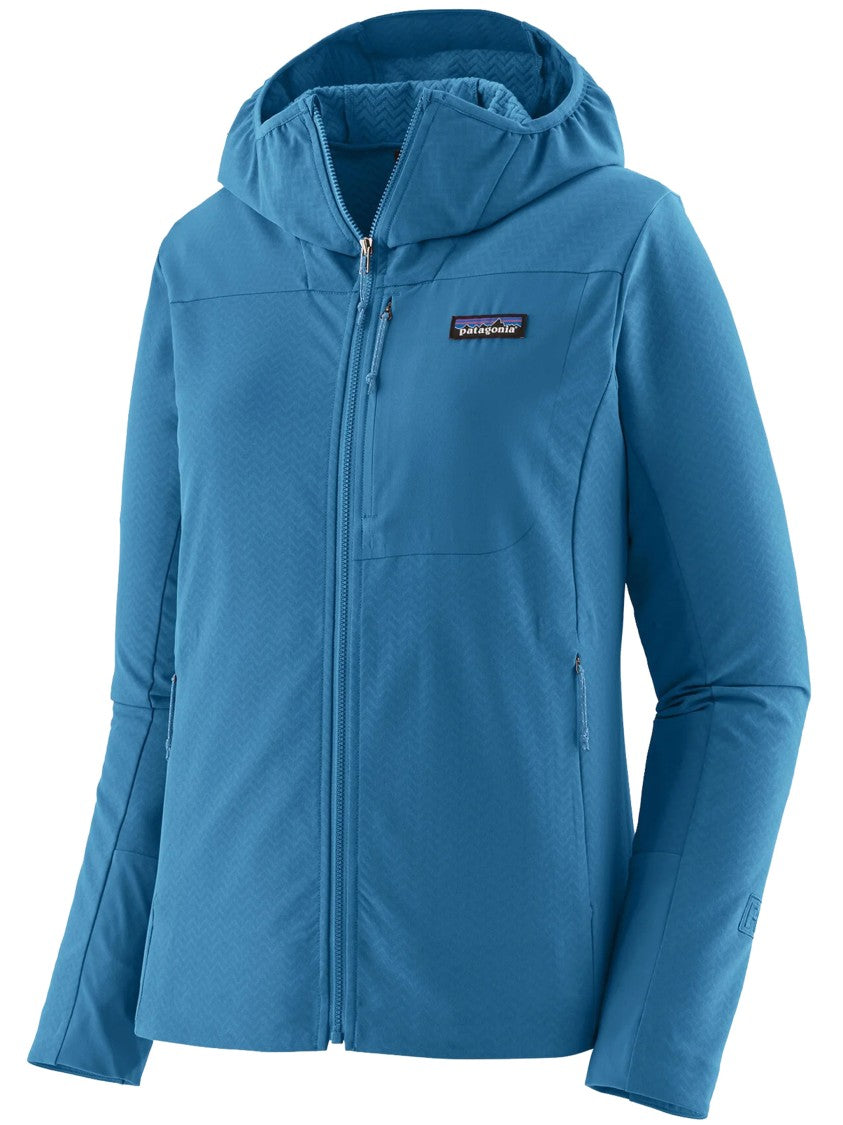 Patagonia Blue R1 Crossstrata Hoody Active Hoodie