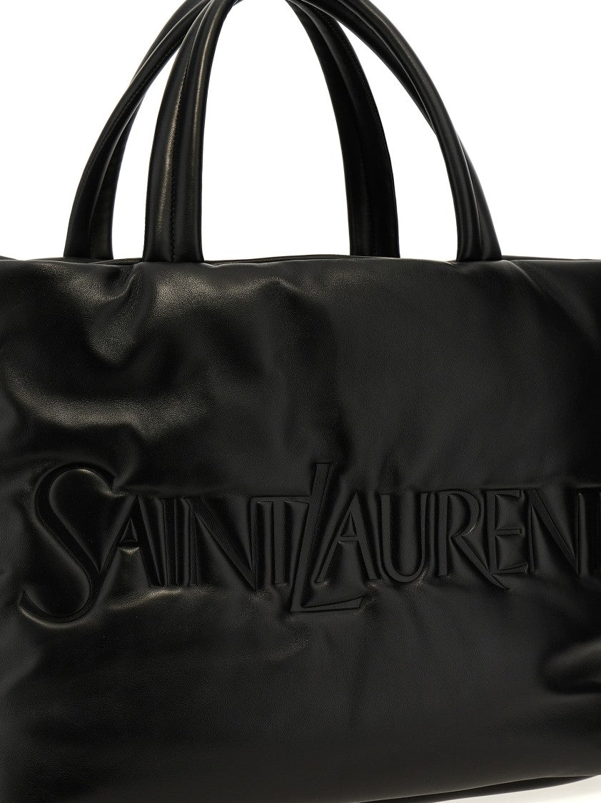 Saint Laurent Appa Leather Shopping Bag