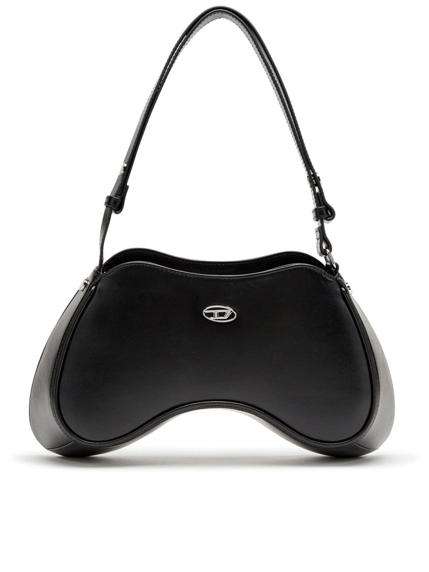 Diesel Black Play Game Controller Leather Bag