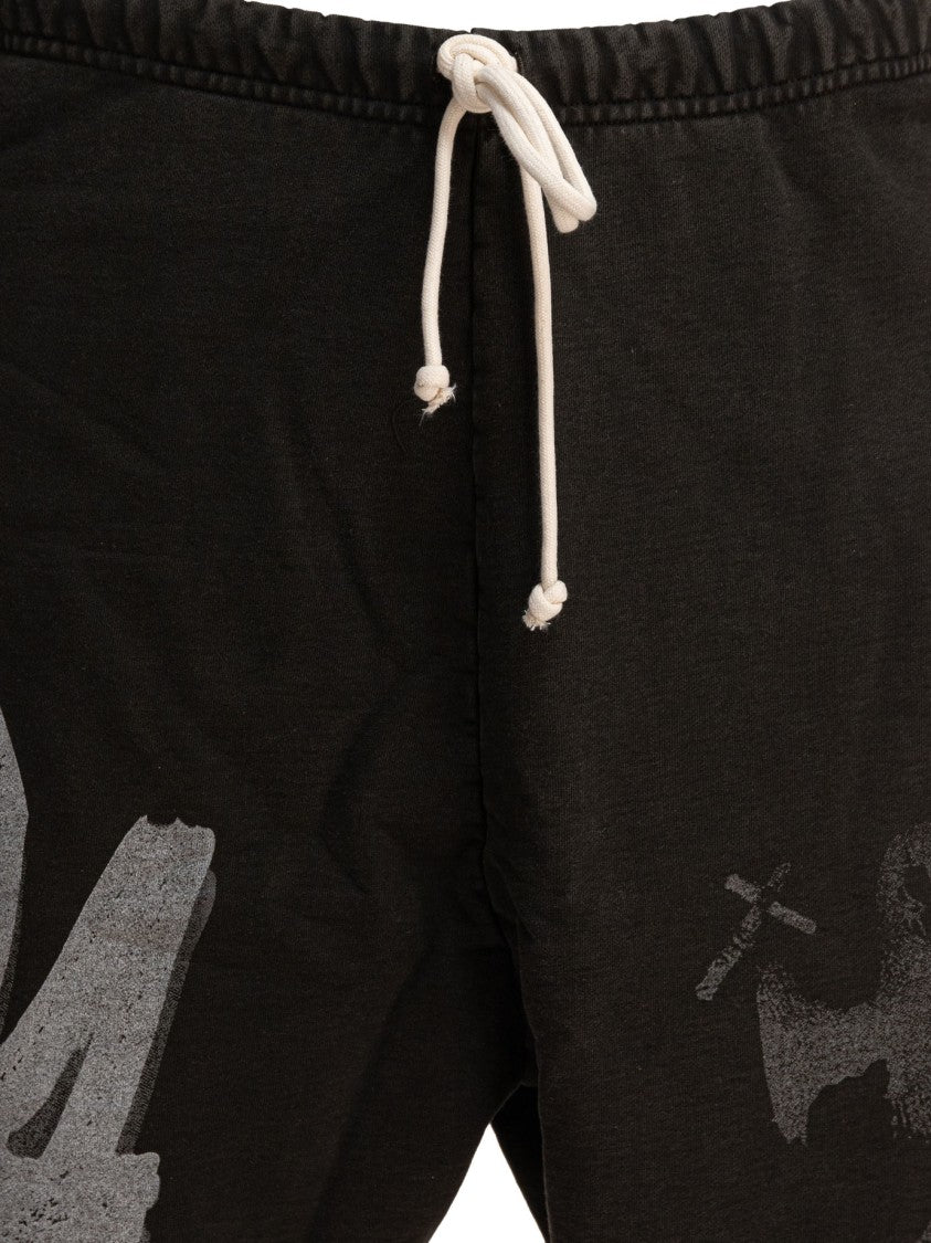 Rrr123 Relaxed Fit Black Bermuda Shorts