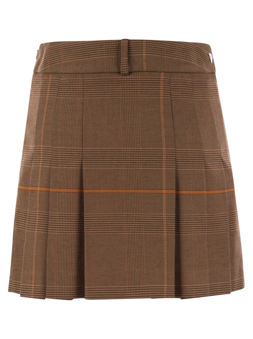 Dondup Prince Of Wales Mini Skirt