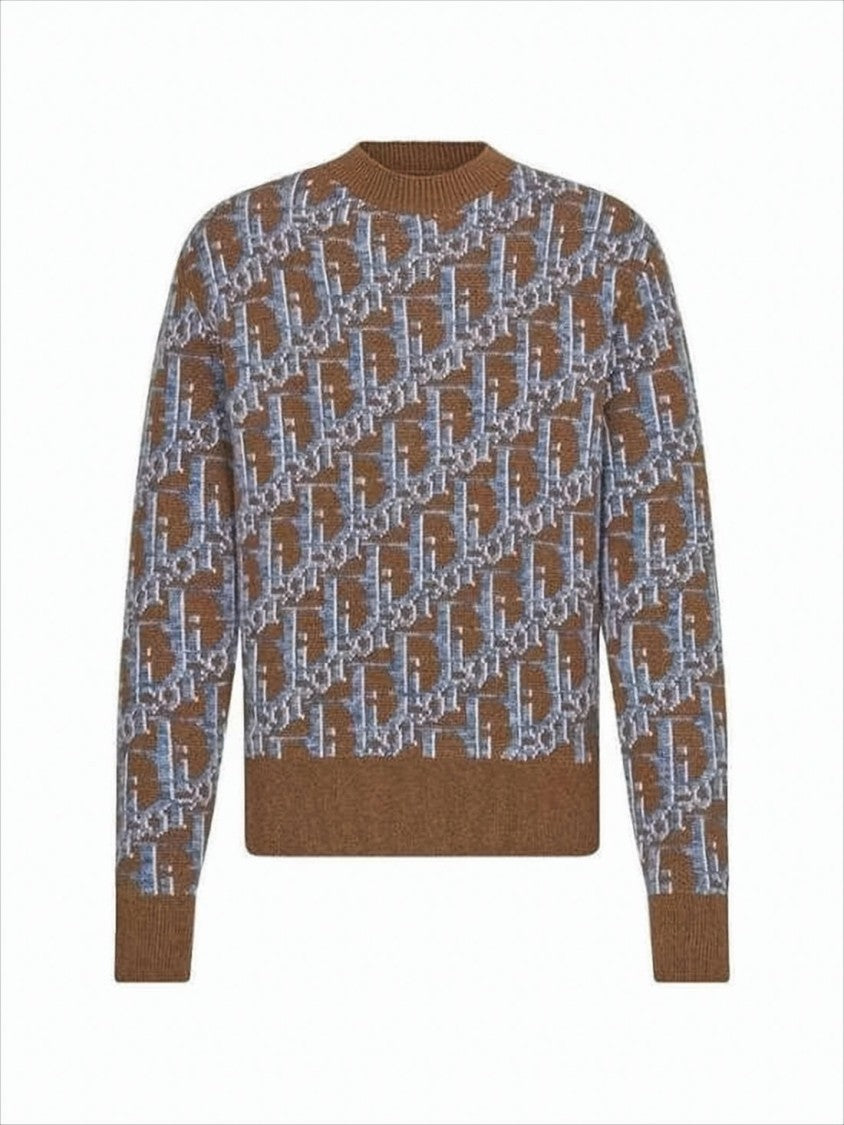 Christian Dior Intricate Patterned Wool Sweater