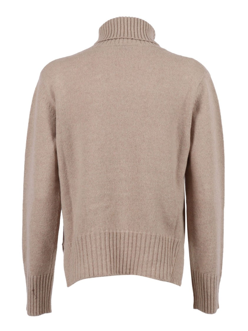 Kangra Cashmere Regular Fit Turtleneck With Dropped Hem