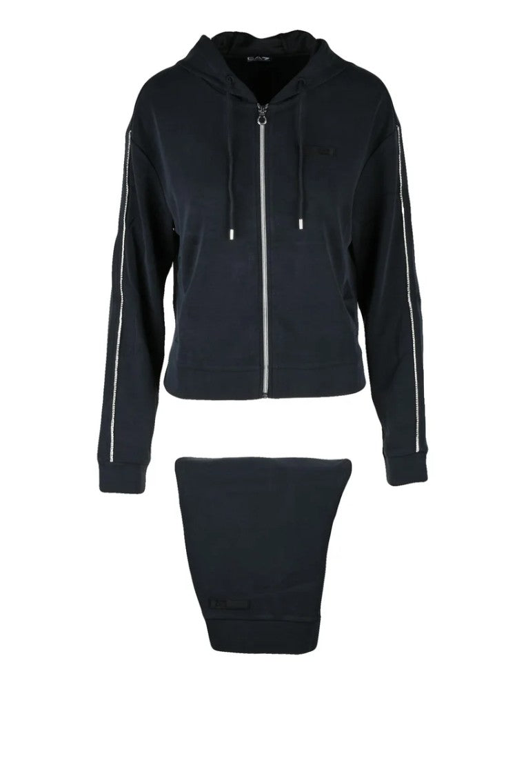 Ea7 Emporio Armani Jumpsuit Modal Blend - Black