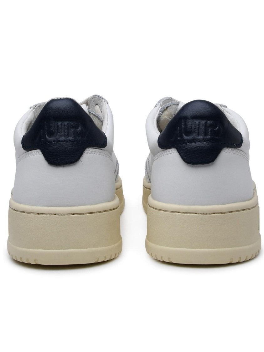 Autry Perforated Toe Sneakers With Logoed Flap