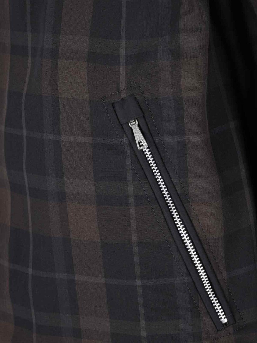 Our Legacy Plaid Zip Hoodie – Black